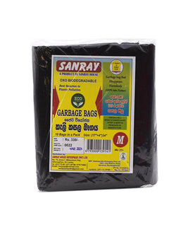 SANRAY Garbage Bags, Medium, 10's