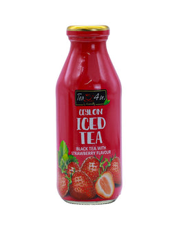 TEA 4U Black Tea Strawberry, 350ml