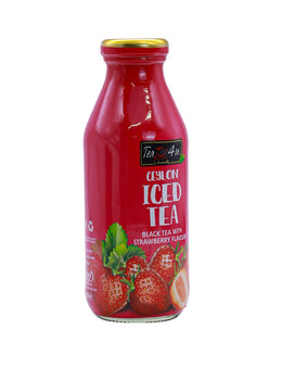 TEA 4U Black Tea Strawberry, 350ml