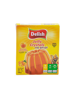 DELISH Jelly Crystal Orange, 100g