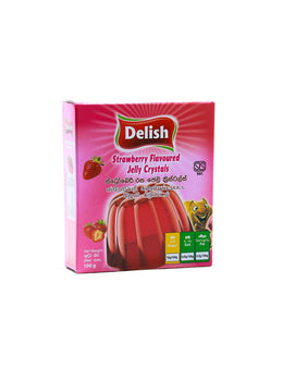 DELISH Jelly Crystal Strawberry, 100g