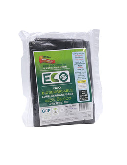 ECO SACK Extra Large Black Garbage Bags, 30*36