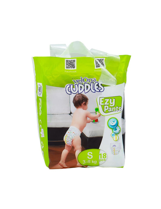 VELONA CUDDLES Ezy Pant (S), 18pcs
