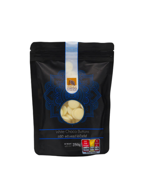 ANODS Cocoa White Chocolate Buttons, 250g