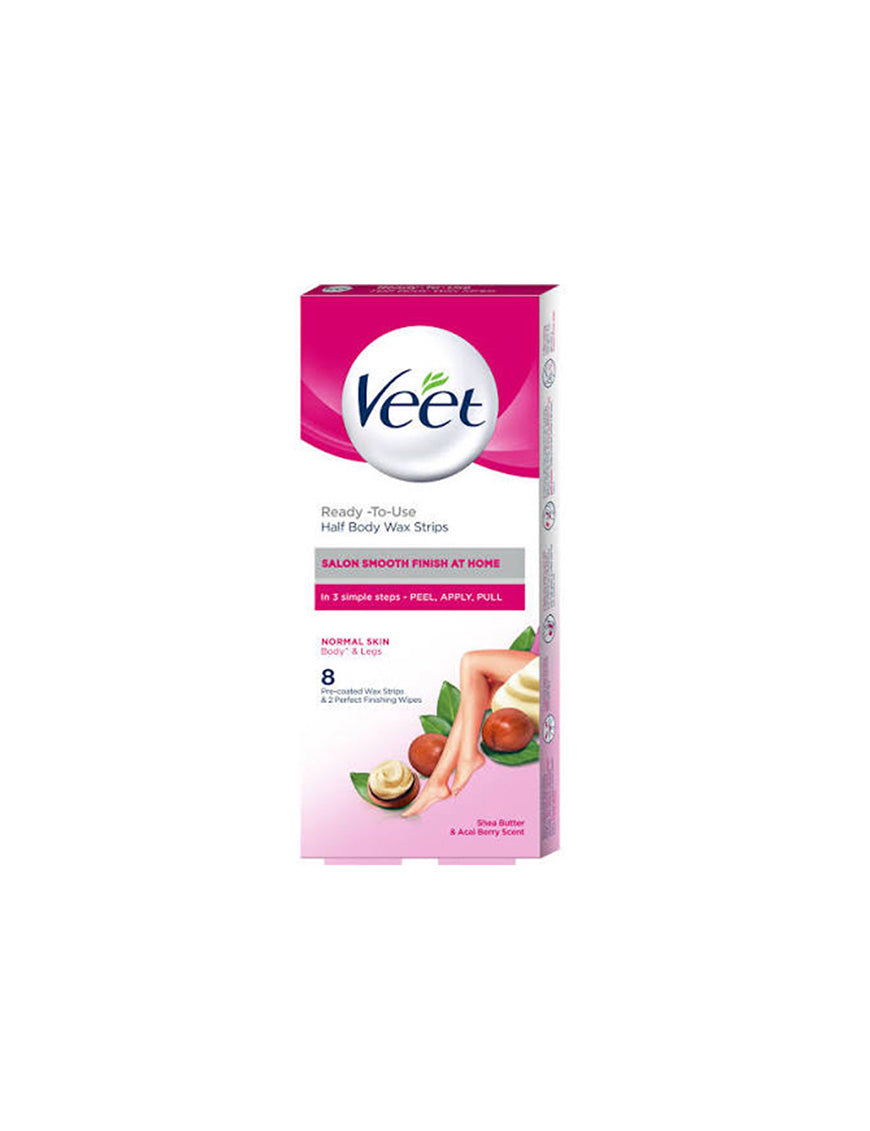 VEET Wax Strips Normal Skin, 8's