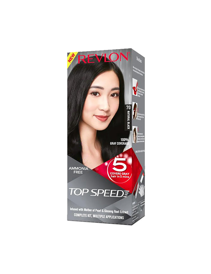 Revlon Hair Colors Top Speed Women Black, 40ml