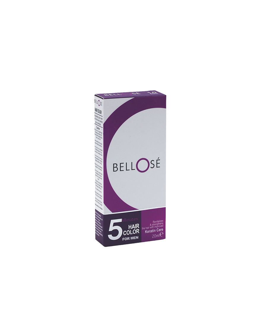 BELLOSE Men's Black Hair Color, 20ml