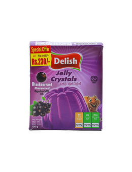 DELISH Jelly Crystal Black Currant, 100g