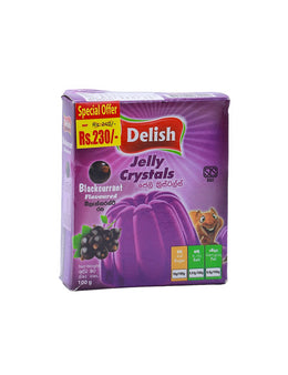 DELISH Jelly Crystal Black Currant, 100g