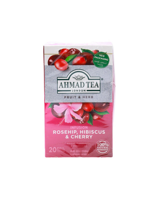 AHMAD Tea Rosehip Hibiscus Cherry 20 foil, 40g