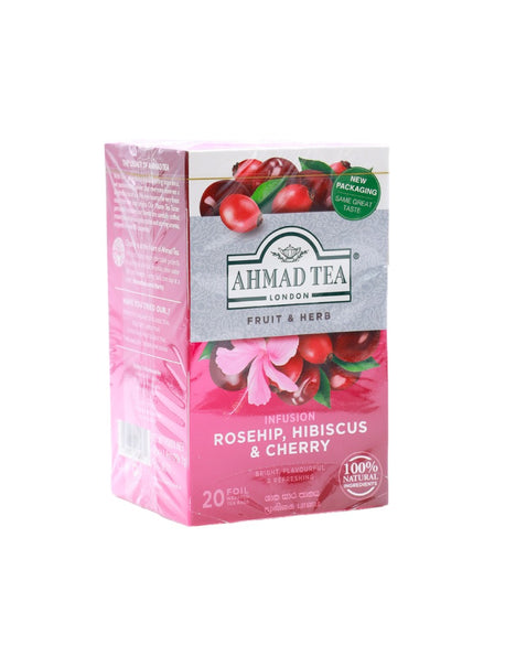 AHMAD Tea Rosehip Hibiscus Cherry 20 foil, 40g