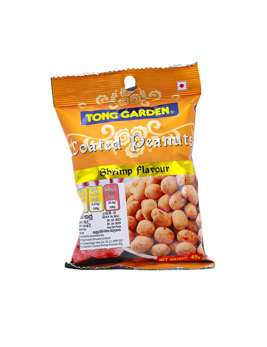 TONG Coated Peanuts Shrimp Flavour, 50g