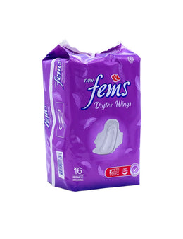 FEMS Sanitary Napkins Drytex, 16's