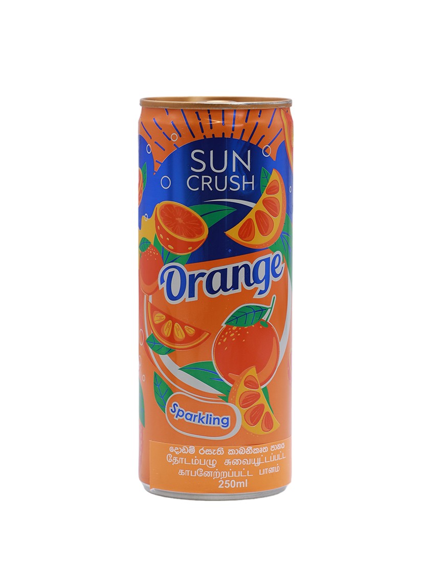 SUN CRUSH Sparkling Orange Drink, 250ml