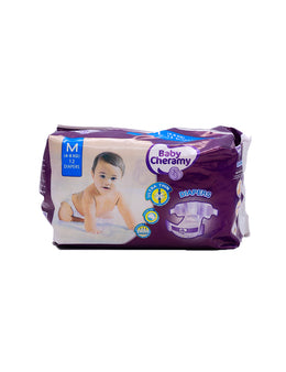 BABY CHERAMY Medium Diaper, 12's