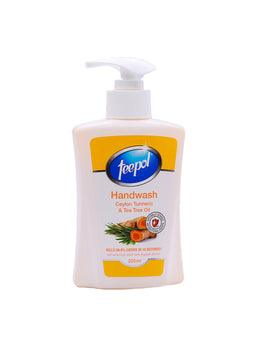 TEEPOL Hand Wash Turmeric & Tea Tree Oil, 200ml