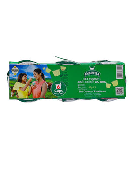 AMBEWELA Set Yoghurt Family Pack, 6x80g