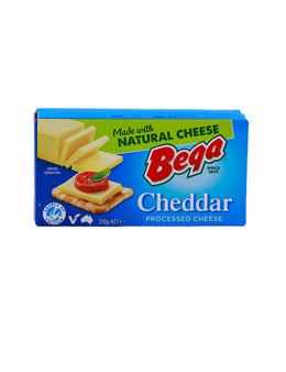 BEGA Cheddar Processed Cheese, 250g