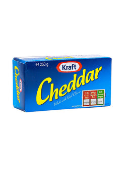 KRAFT Cheddar Packet, 250g