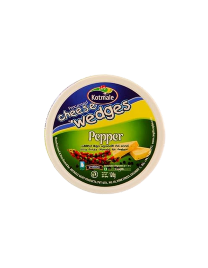 Kotmale Cheese Wedges Pepper, 120G