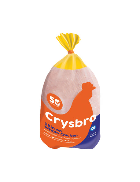 CRYSBRO Whole Bird Skin-On, (about 1.5kg)