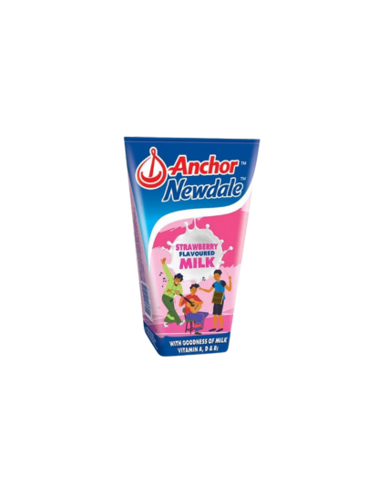 Newdale Strawbery Flv Milk, 180Ml