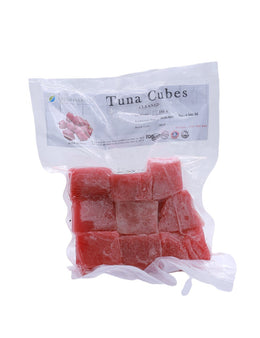 FROZEN TUNA Cubes, 500g