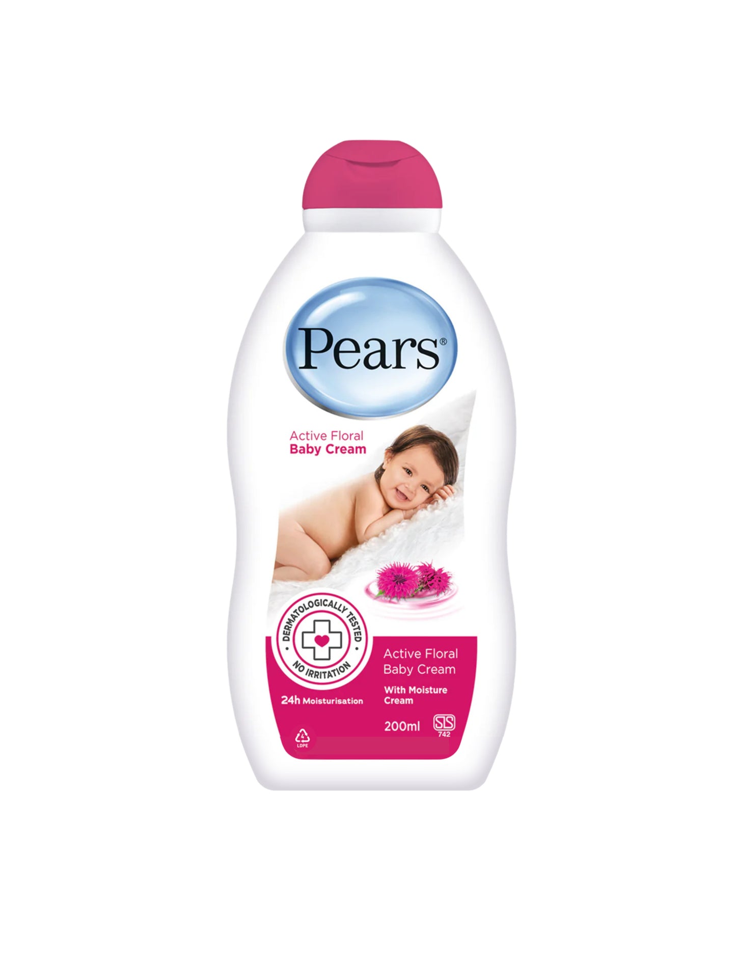 Pears Active Floral Baby Cream, 200ml