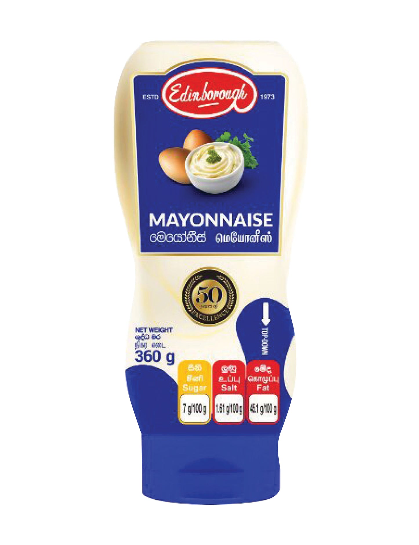 EDIN Egg Mayonniase, 360g