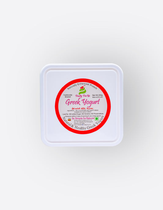 FRUTTY FROYO Greek Yogurt Plain, 350g