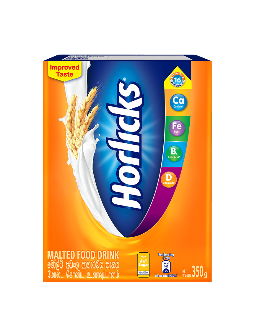 Horlicks Malted Food Drink Carton, 350g