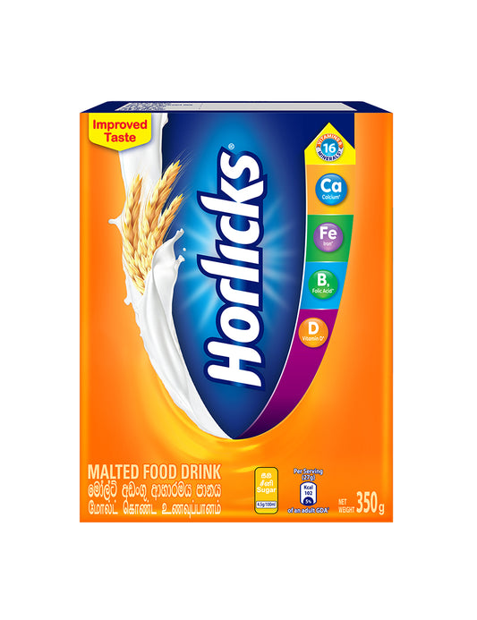 Horlicks Malted Food Drink Carton, 350g