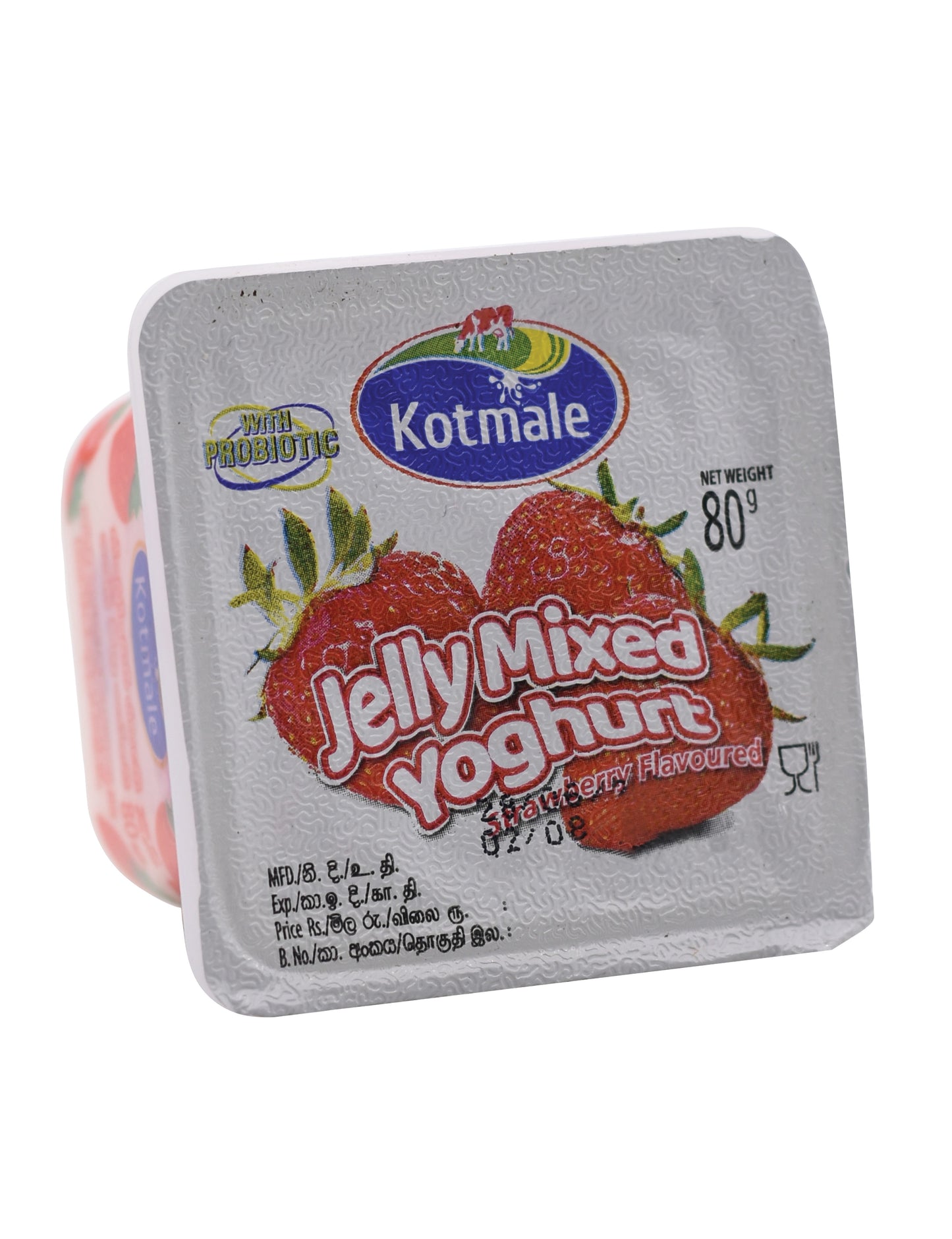 KOTMALE Strawberry Jelly Mixed Yoghurt, 80g