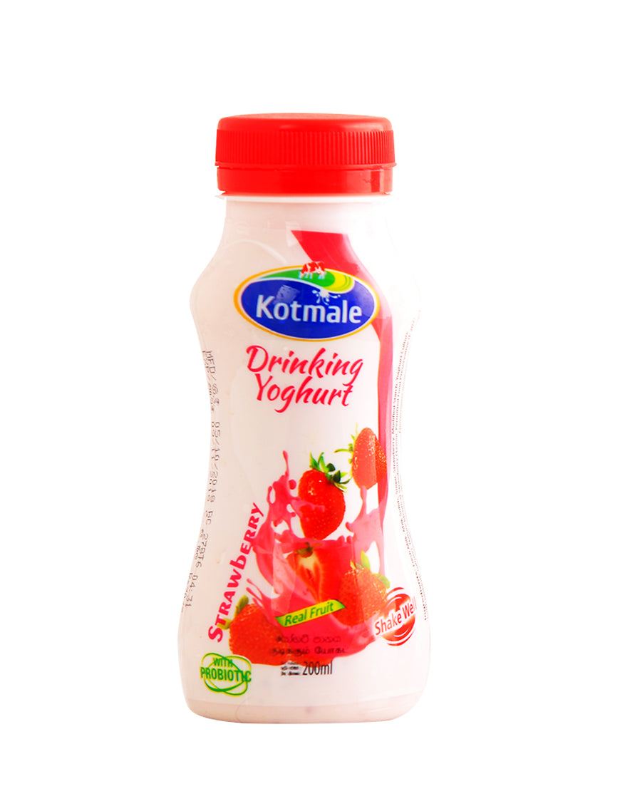 Kotmale Drinking Yoghurt Strawberry, 200ml
