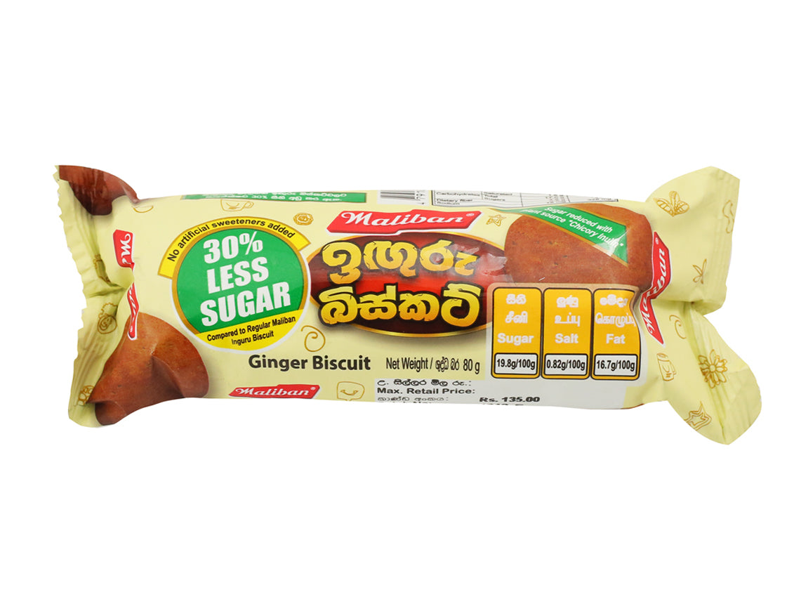 MALIBAN Inguru 30% Less Sugar, 80g – SPAR2U Sri Lanka