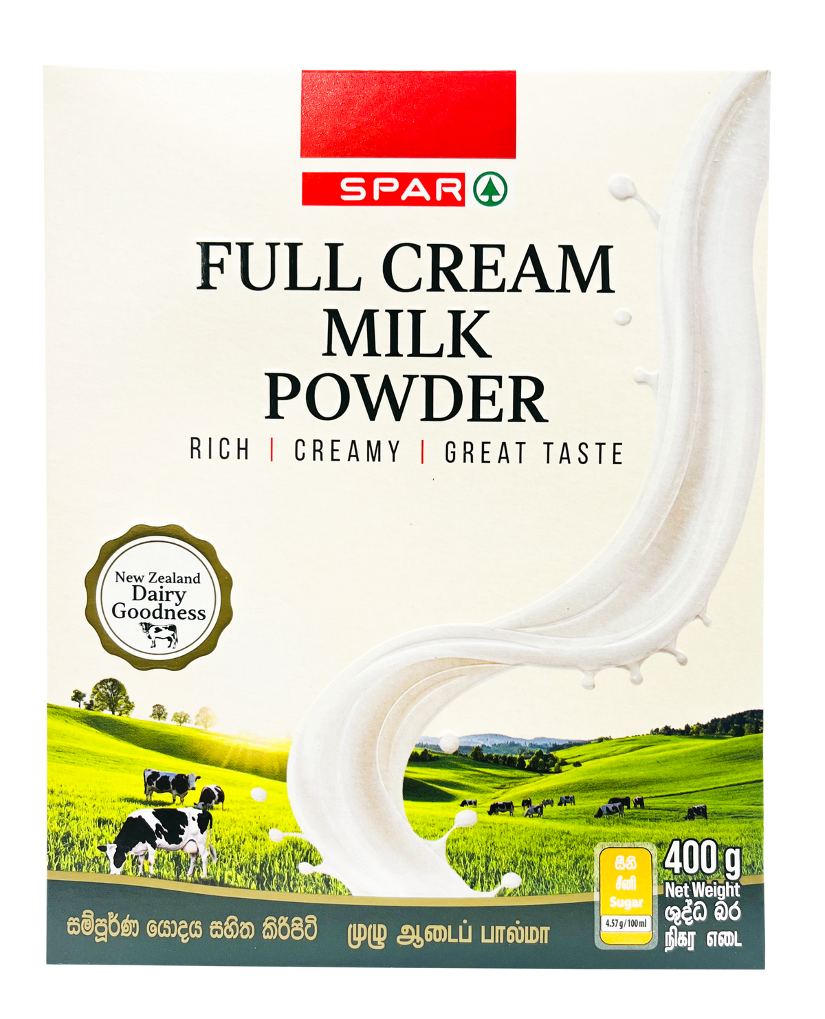 SPAR Full Cream Milk Powder, 400g