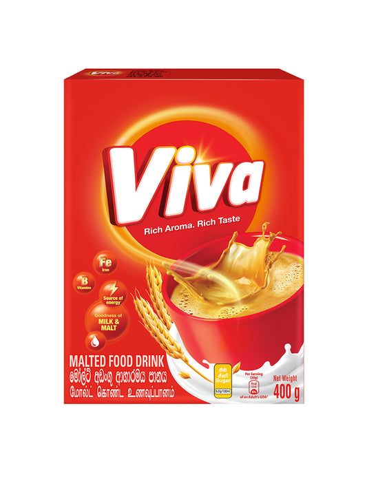 Viva Original Malted Food Drink Carton, 400g
