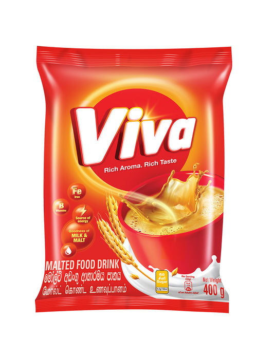 Viva Original Malted Food Drink Pouch, 400g