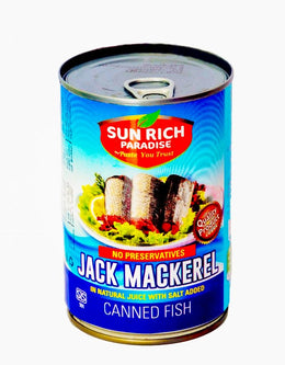 Sun Rich Paradise Jack Mackerel 425G 