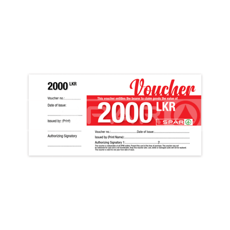 SPAR Gift Voucher Rs. 2,000